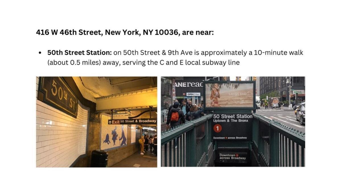 Micro Walk To Time Square Apartamento